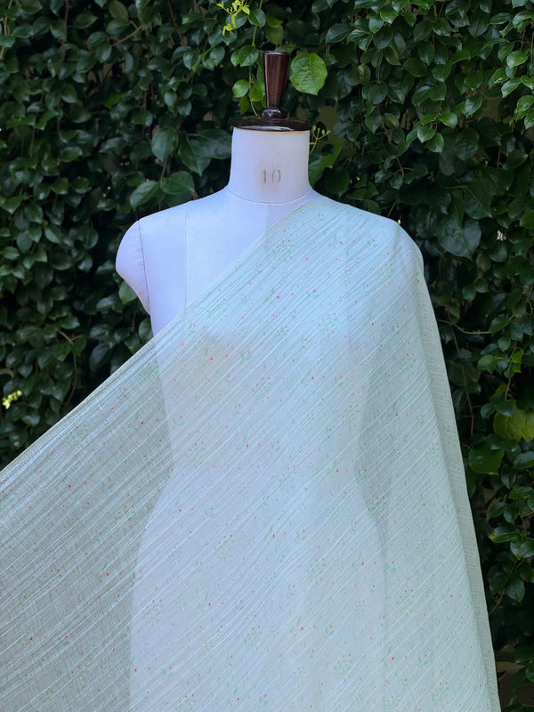 Digital Printed Banarasi Mul Chanderi Fabric