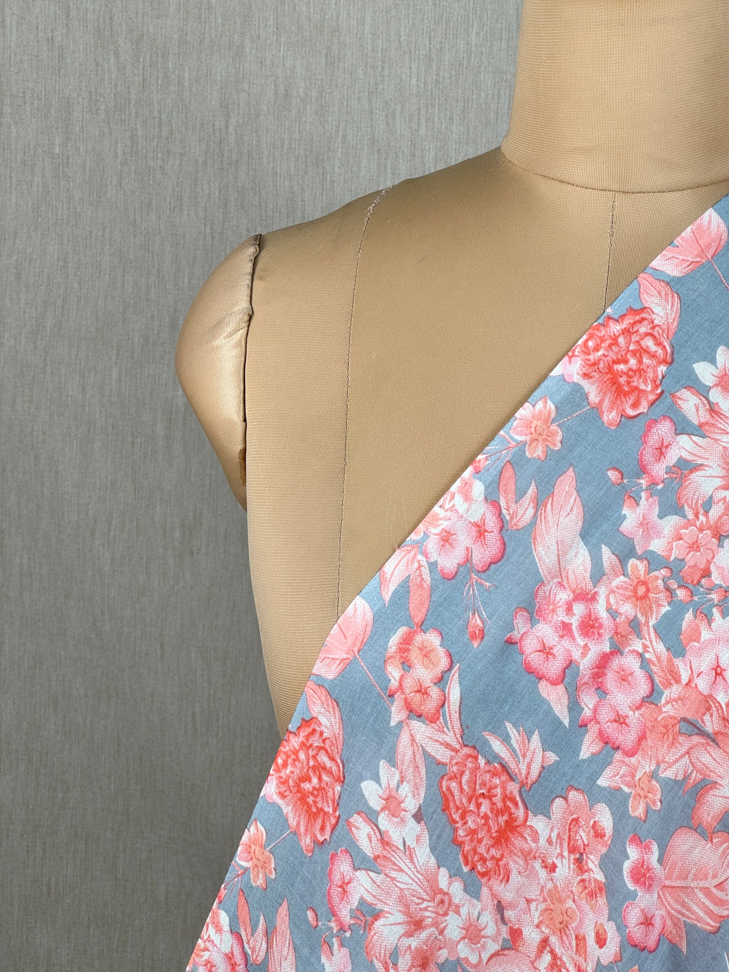 Printed Mulmul Cotton  Fabric