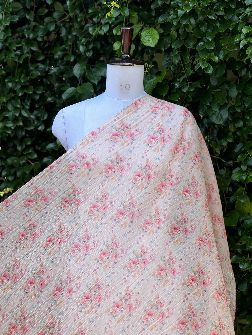 Digital Printed Banarasi Mul Chanderi Fabric