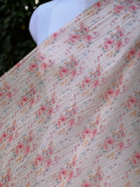 Digital Printed Banarasi Mul Chanderi Fabric