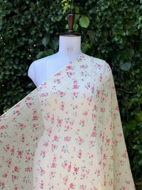 Digital Printed Banarasi Mul Chanderi Fabric