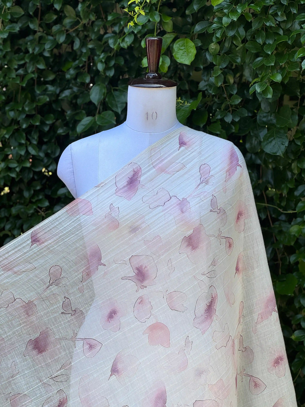 Digital Printed Banarasi Mul Chanderi Fabric