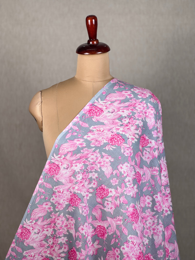 Printed Mulmul Cotton  Fabric