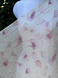 Digital Printed Banarasi Mul Chanderi Fabric