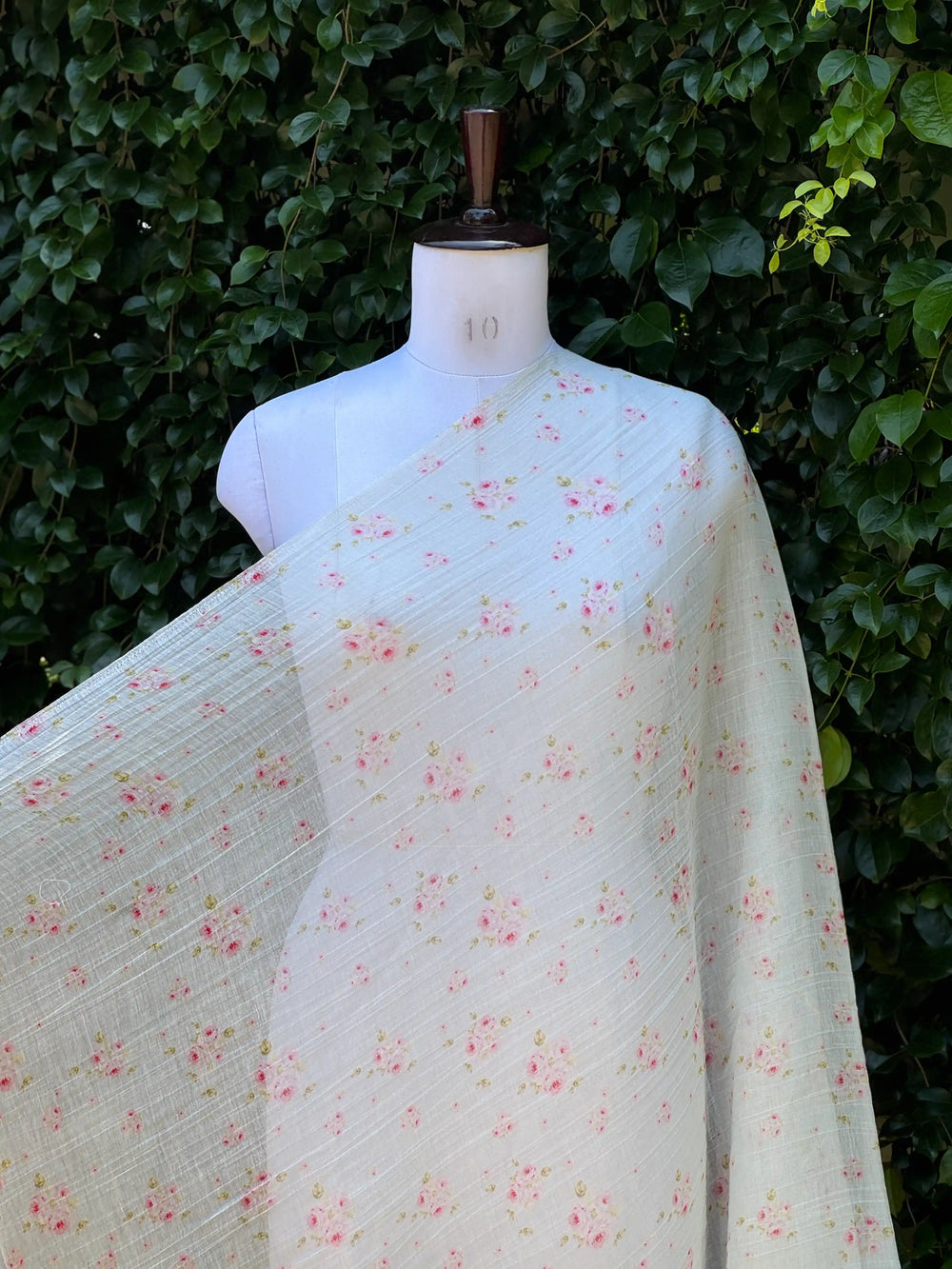 Digital Printed Banarasi Mul Chanderi Fabric