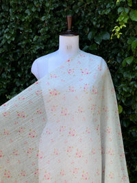 Digital Printed Banarasi Mul Chanderi Fabric