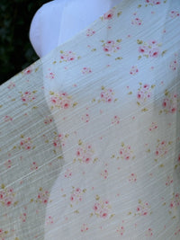 Digital Printed Banarasi Mul Chanderi Fabric
