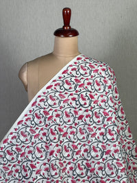 Block Printed Dobby Cotton Fabric