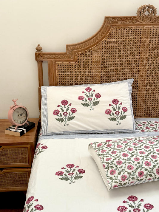 Pure Cotton King Size Bedsheets