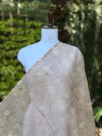 Block-Printed 40gm Banarasi Chanderi Fabric