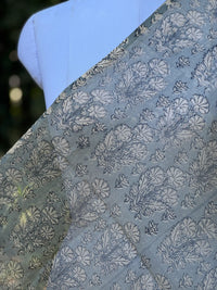 Block-Printed 40gm Banarasi Chanderi Fabric