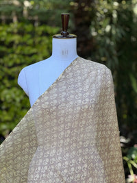 Block-Printed 40gm Banarasi Chanderi Fabric