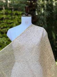 Block-Printed 40gm Banarasi Chanderi Fabric