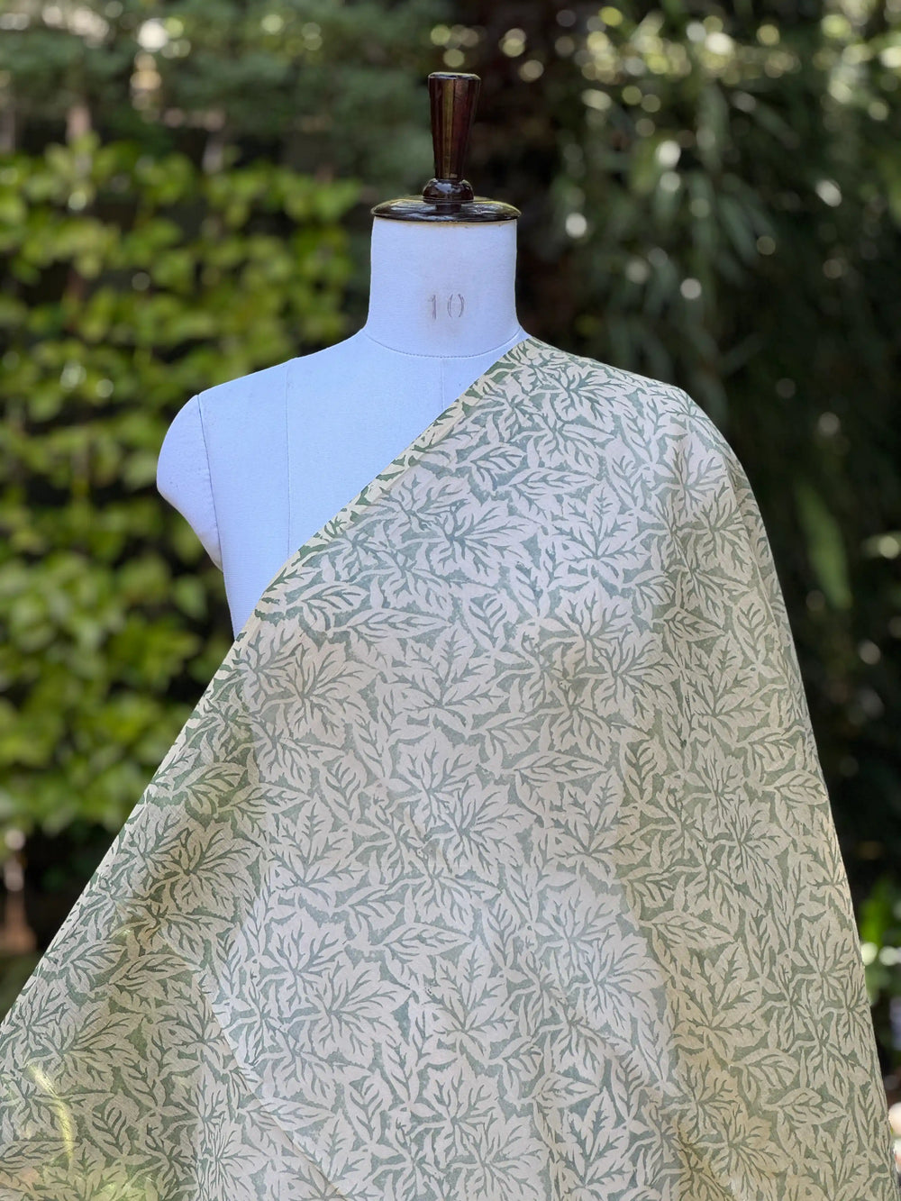 Block-Printed 40gm Banarasi Chanderi Fabric