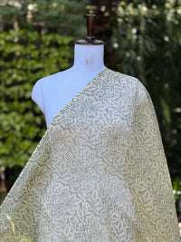 Block-Printed 40gm Banarasi Chanderi Fabric