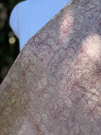 Block-Printed 40gm Banarasi Chanderi Fabric