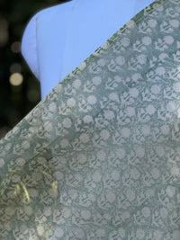 Block-Printed 40gm Banarasi Chanderi Fabric