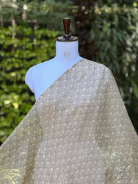 Block-Printed 40gm Banarasi Chanderi Fabric
