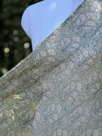 Block-Printed 40gm Banarasi Chanderi Fabric