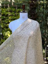 Block-Printed 40gm Banarasi Chanderi Fabric