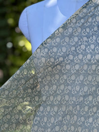 Block-Printed 40gm Banarasi Chanderi Fabric