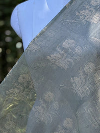 Block-Printed 40gm Banarasi Chanderi Fabric
