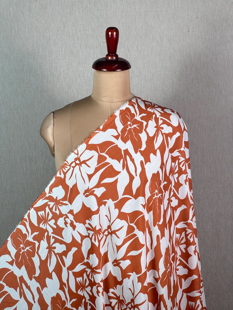 Printed Muslin Fabric