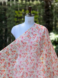 Digital Printed Banarasi Mul Chanderi Fabric