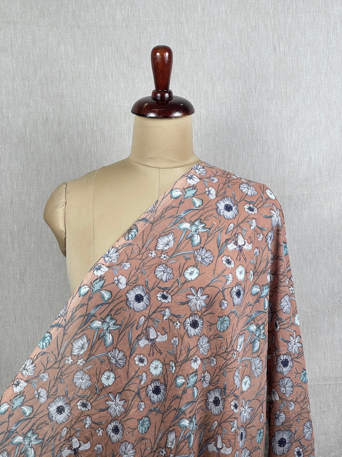 Printed Voile Cotton  Fabric