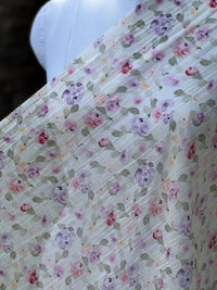 Digital Printed Banarasi Mul Chanderi Fabric