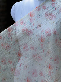 Digital Printed Banarasi Mul Chanderi Fabric