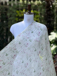 Digital Printed Banarasi Mul Chanderi Fabric