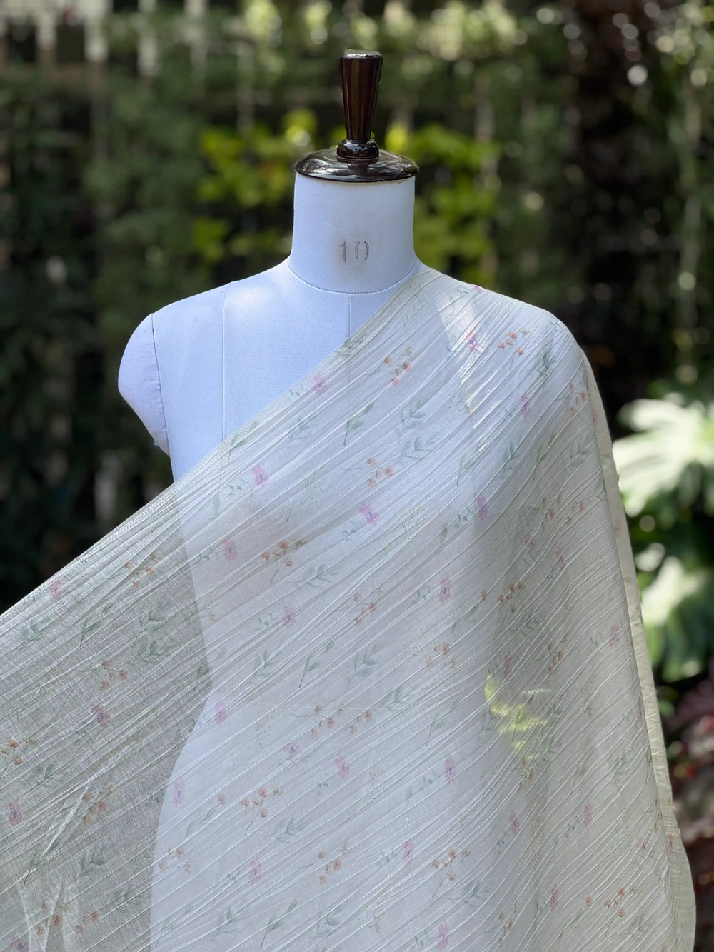 Digital Printed Banarasi Mul Chanderi Fabric