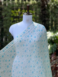 Digital Printed Banarasi Mul Chanderi Fabric