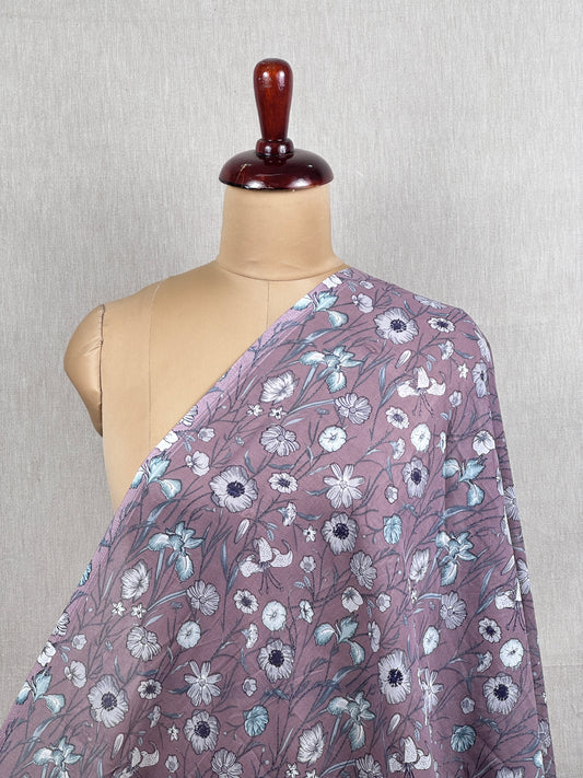 Printed Voile Cotton  Fabric