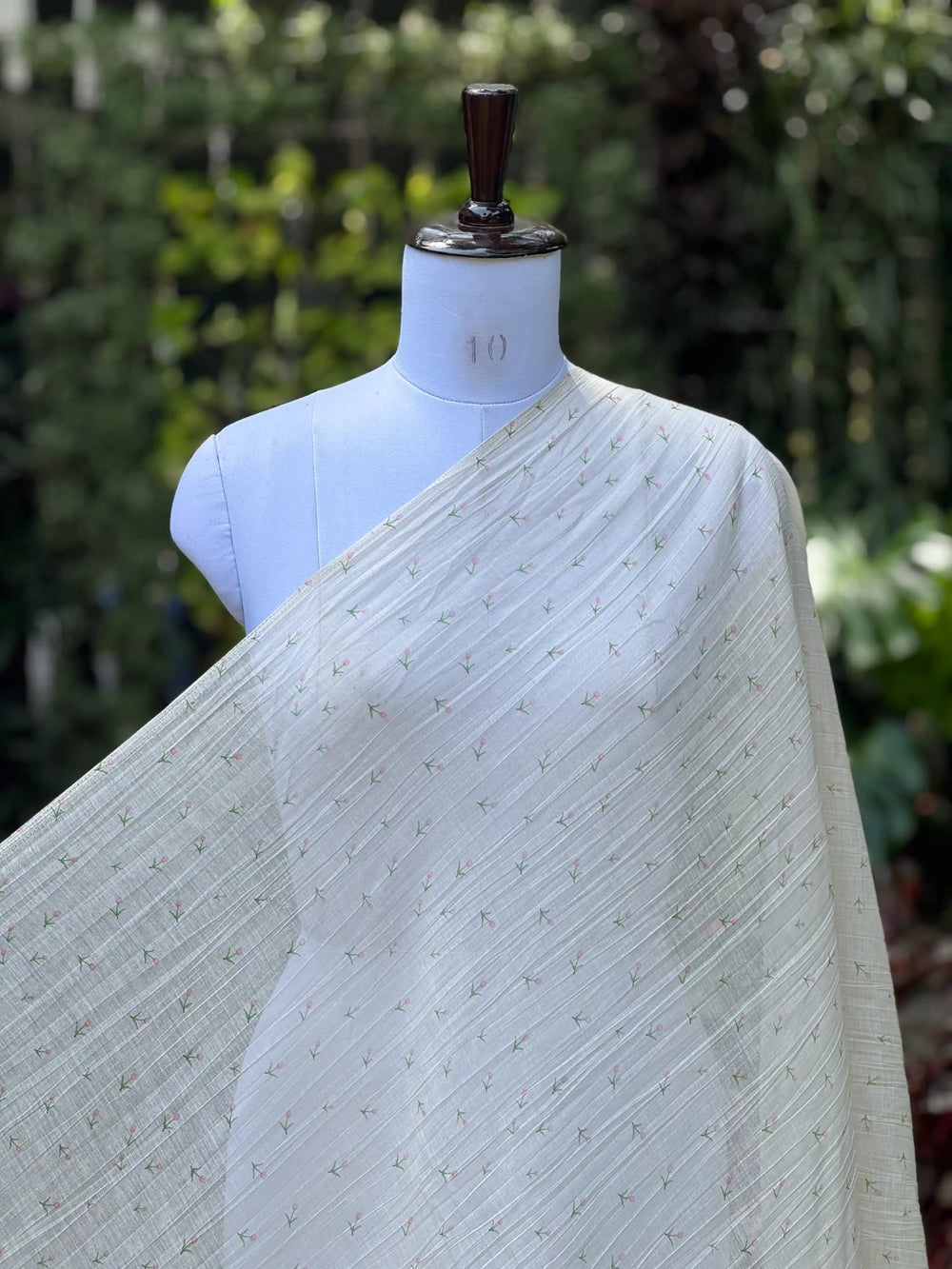 Digital Printed Banarasi Mul Chanderi Fabric