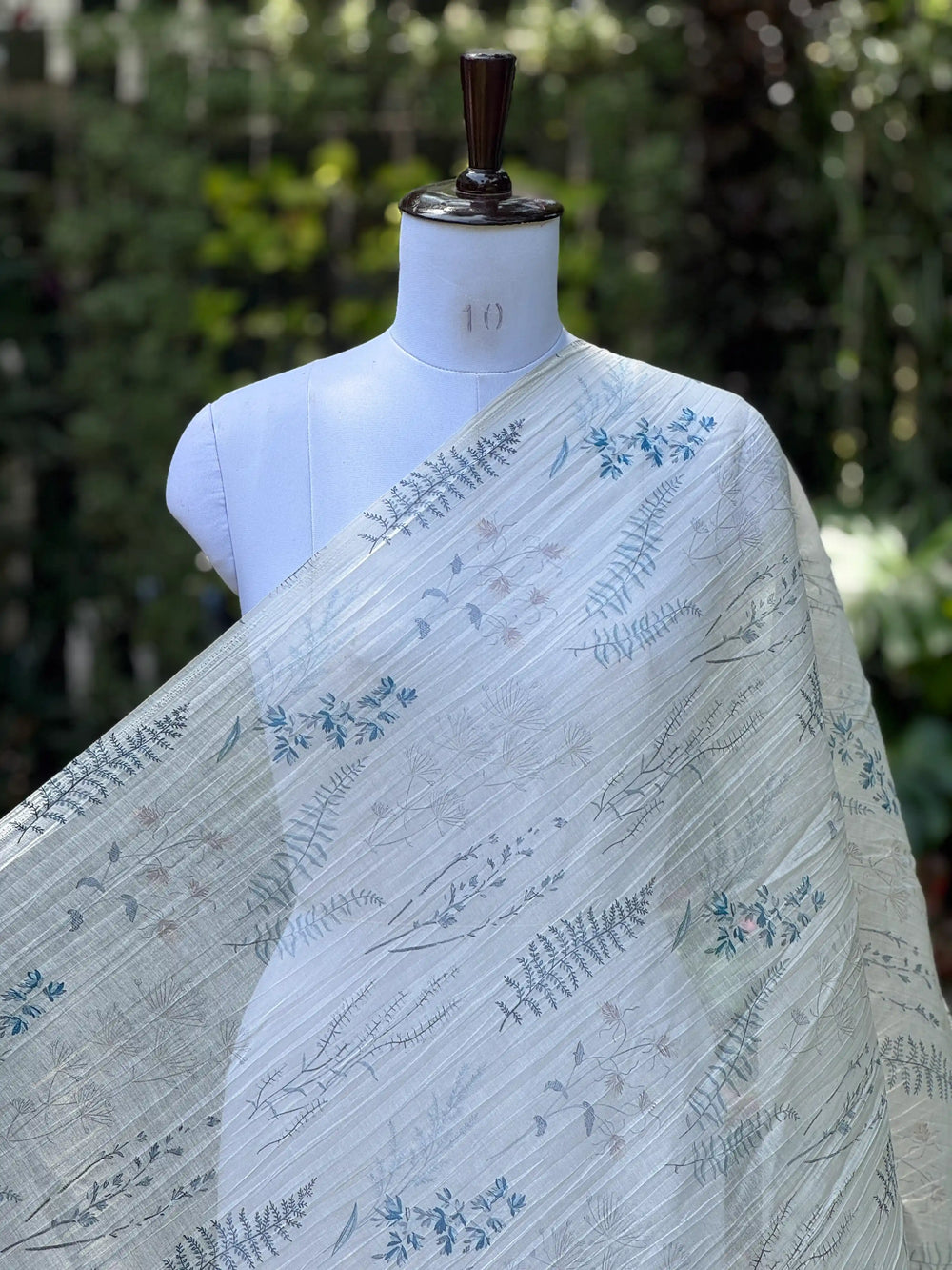 Digital Printed Banarasi Mul Chanderi Fabric