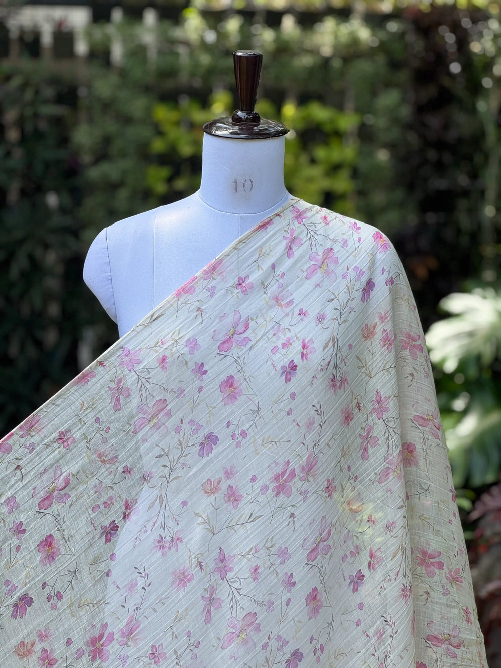 Digital Printed Banarasi Mul Chanderi Fabric
