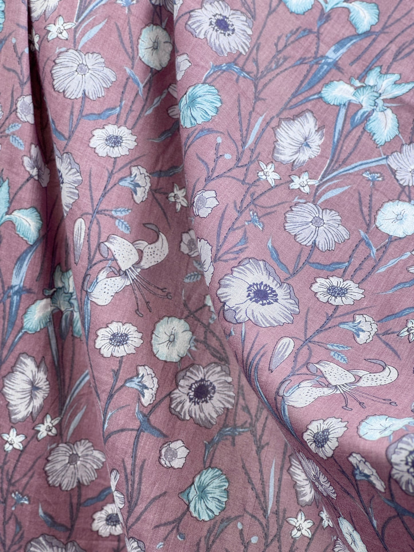 Printed Mulmul Fabric