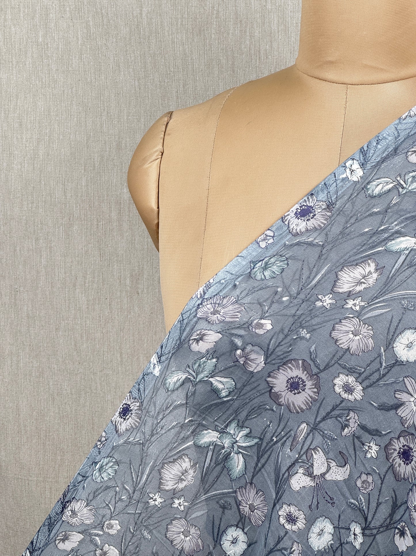 Printed Voile Cotton  Fabric