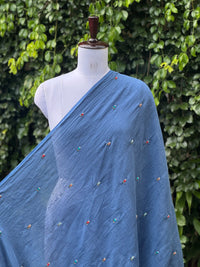 Pearl Embroidered 40gm Banarasi Chanderi Fabrics