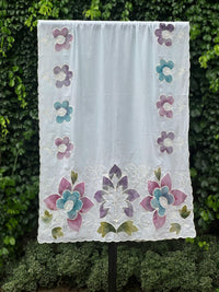 Appliquéd & Brush Painted Mulmul Cotton Dupatta