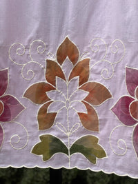 Appliquéd & Brush Painted Mulmul Cotton Dupatta