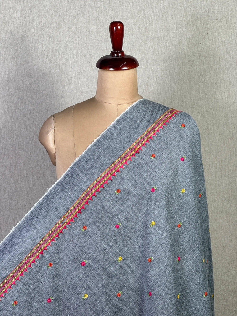 Embroidered Handloom Cotton Fabrics