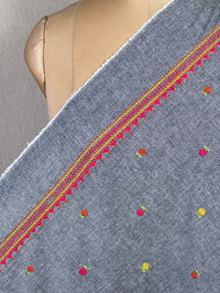 Embroidered Handloom Cotton Fabrics