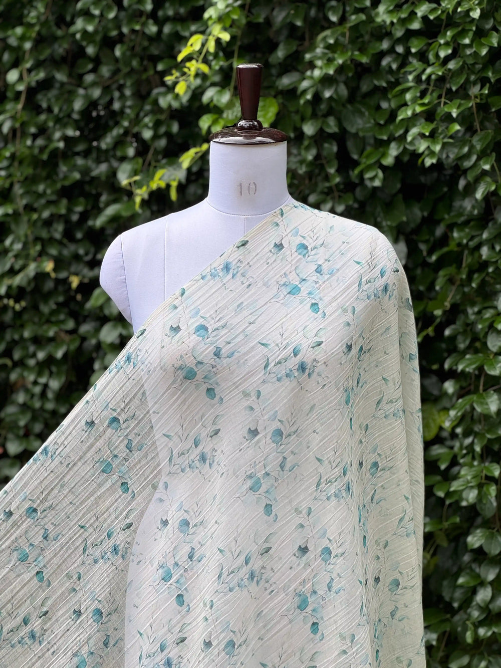 Digital Printed Banarasi Mul Chanderi Fabric