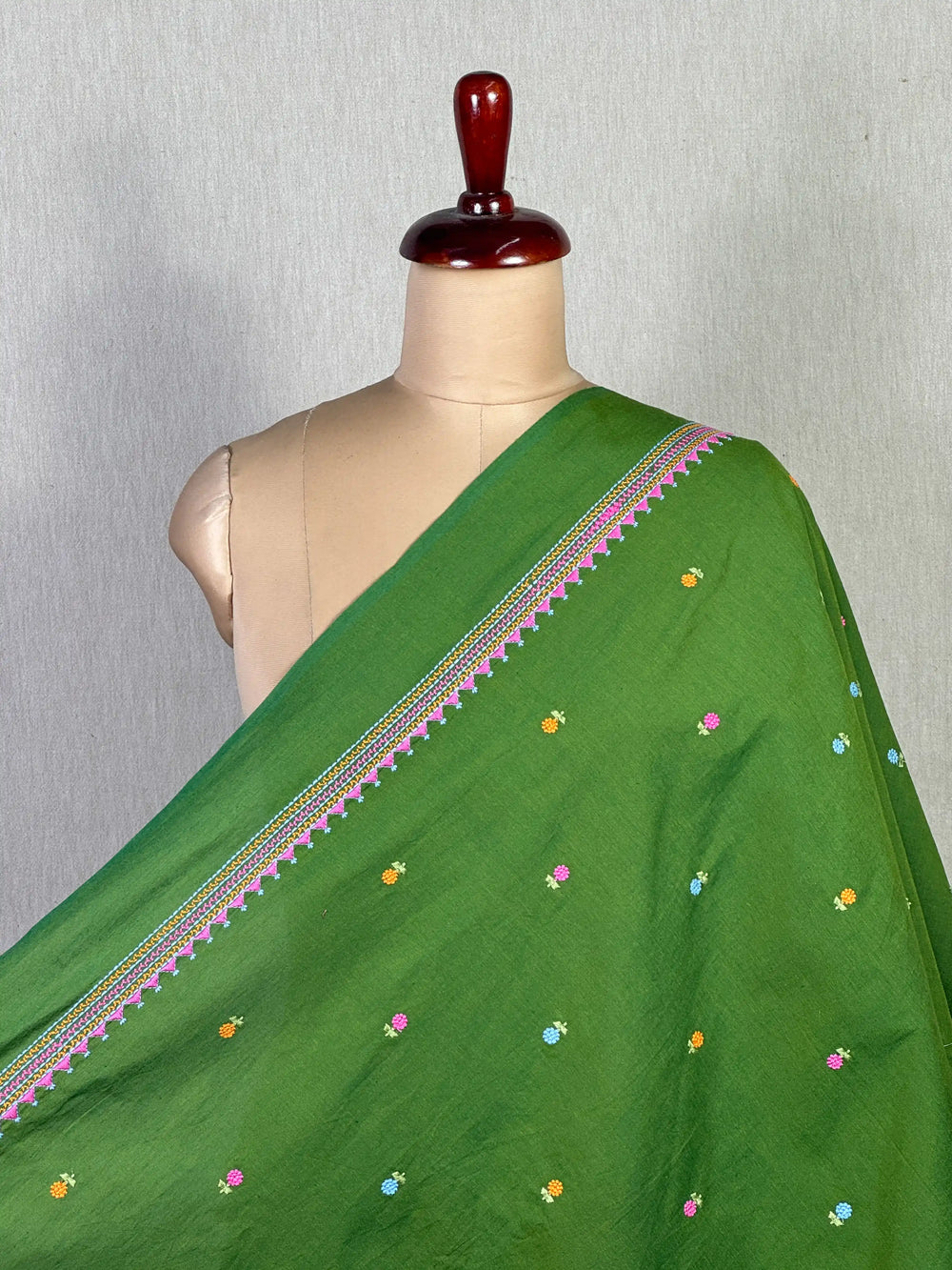 Embroidered Handloom Cotton Fabrics