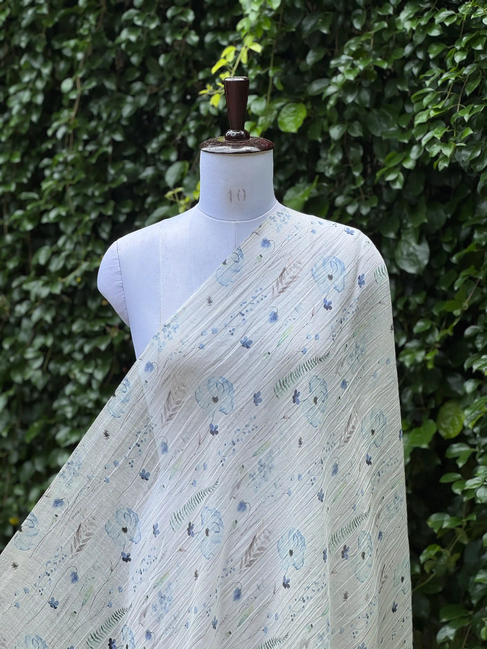 Digital Printed Banarasi Mul Chanderi Fabric