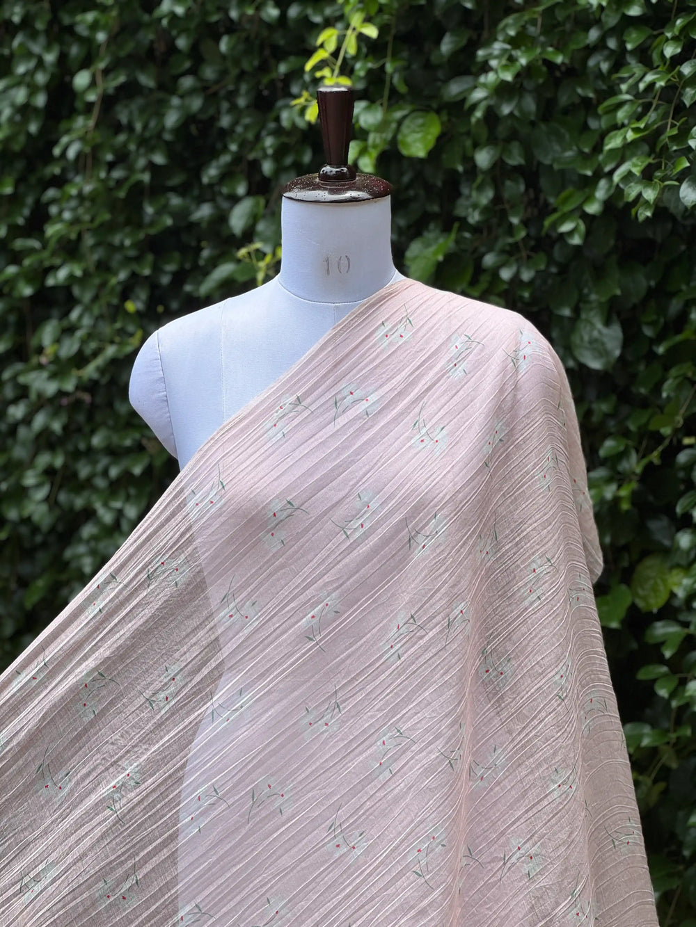 Digital Printed Banarasi Mul Chanderi Fabric