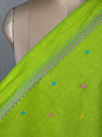 Embroidered Handloom Cotton Fabrics